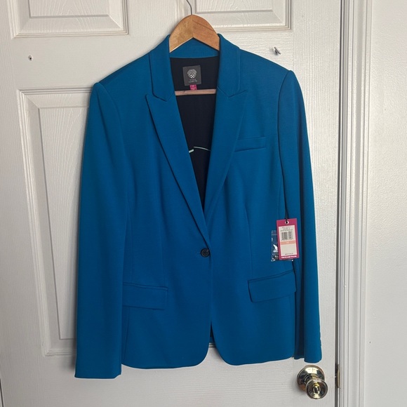 Vince Camuto Vibrant Blue Blazer and matching pants - Picture 4 of 10